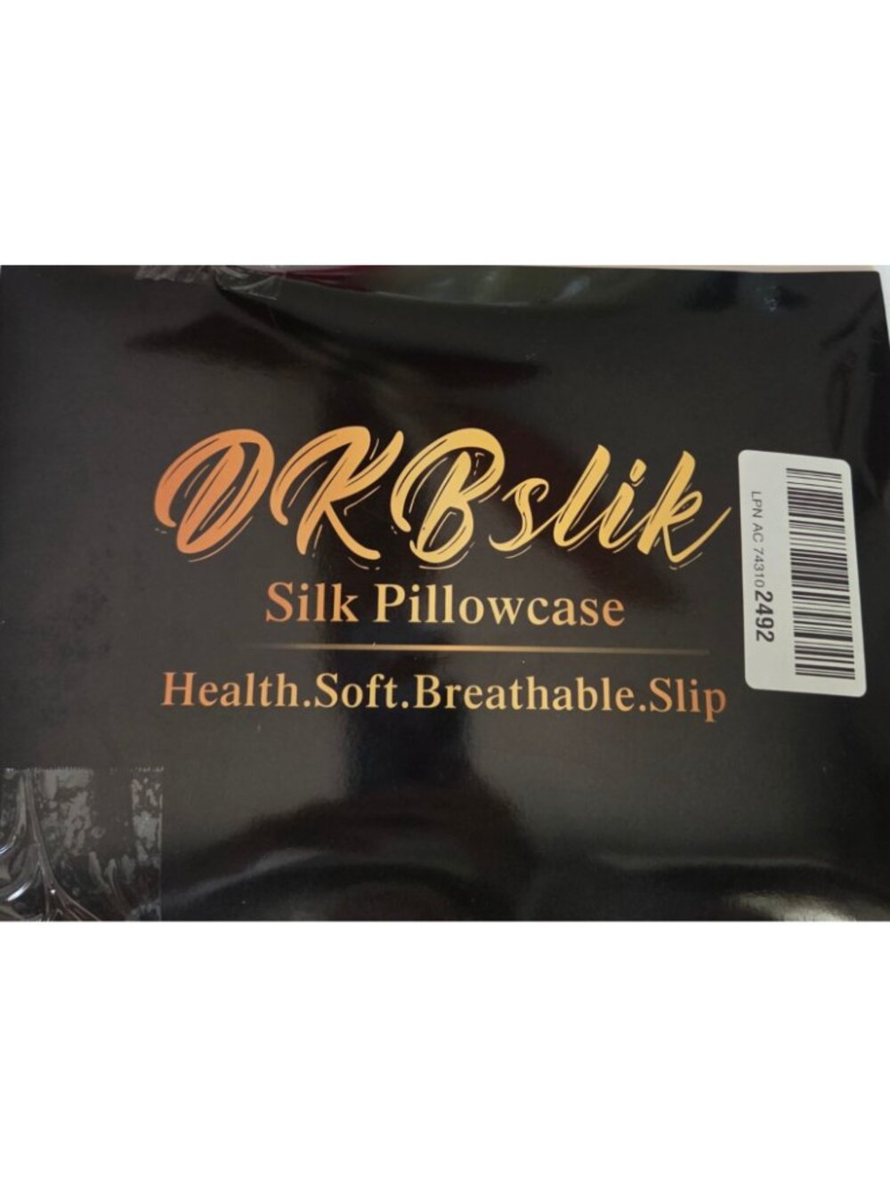DKBslik 2 Pc Silk Pillowcase Queen Size Dark Gray Hidden Zipper Cooling Bedding - Picture 6 of 6